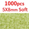 1000 piezas de 5x8 mm, color blanco