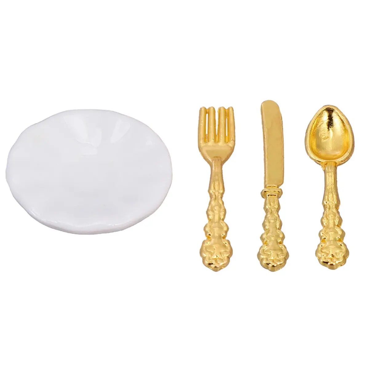 

1Set Mini Photography Props Exquisite Detail Resin Material Mini House Collection Decorations for Kids Room Art