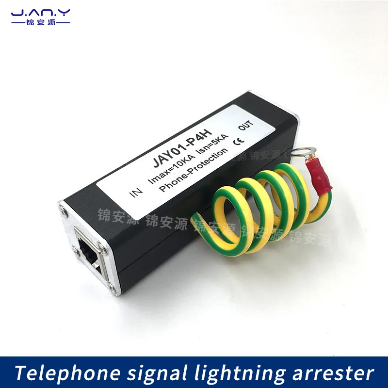 RJ11 Telephone signal Lightning protection Voice communication Fax line broadband broadcast telephone line surge protection