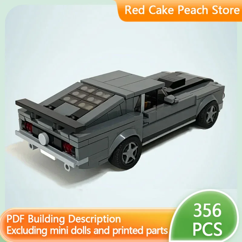 

Популярный фильм, модель скоростного чемпиона MOC, кирпичи, американский мускулистый автомобиль, модульная технология, сборка, детский костюм, игрушки, подарки, праздник