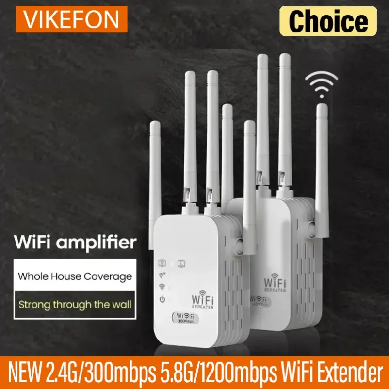 

2.4G/300mbps Wireless Wifi Repeater Wi-Fi Signal Booster Amplifier Long Range Network for Small Office WiFi Extender Amplifier