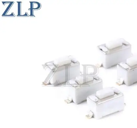3*6*4.3 mm 2pin SMD Tact Switch Push Button Touch Micro Switch 3x6x4.3mm 3*6*4.3MM/3*6*5MM White Button