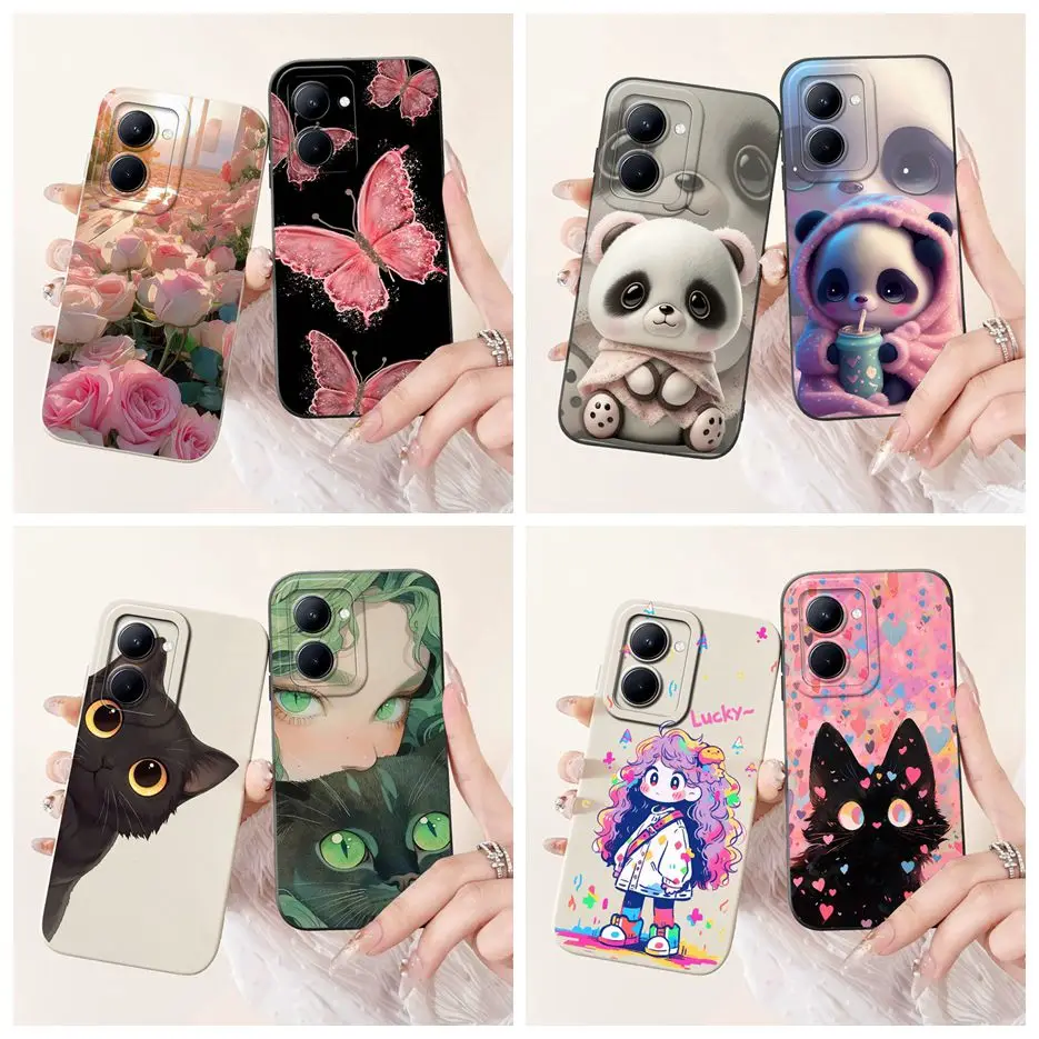 For Realme 10 4G Case Realme10 Pro Stylish Candy Painted Cover Soft Silicone Phone Case For Realme 10 Pro Plus Realme10 5G Shell