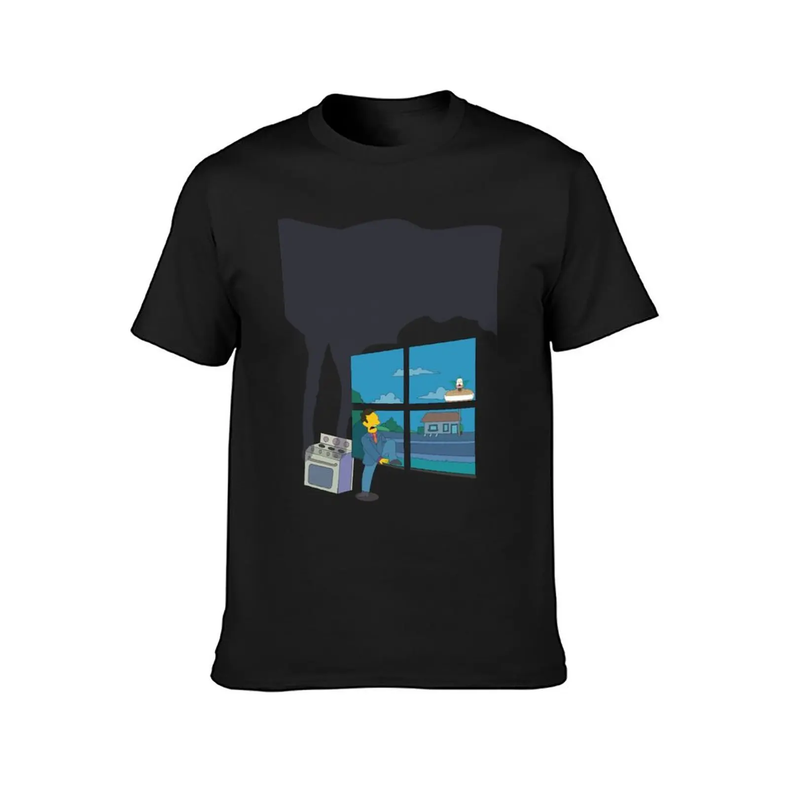 Windows and Skinner T-Shirt funnys quick drying mens graphic t-shirts hip hop