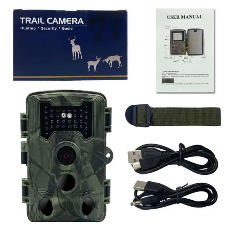 16MP Wireless Trail Camera Hunting Cameras PR1000 Wildlife Surveillance Night Vision Tracking Photo Trap Cams