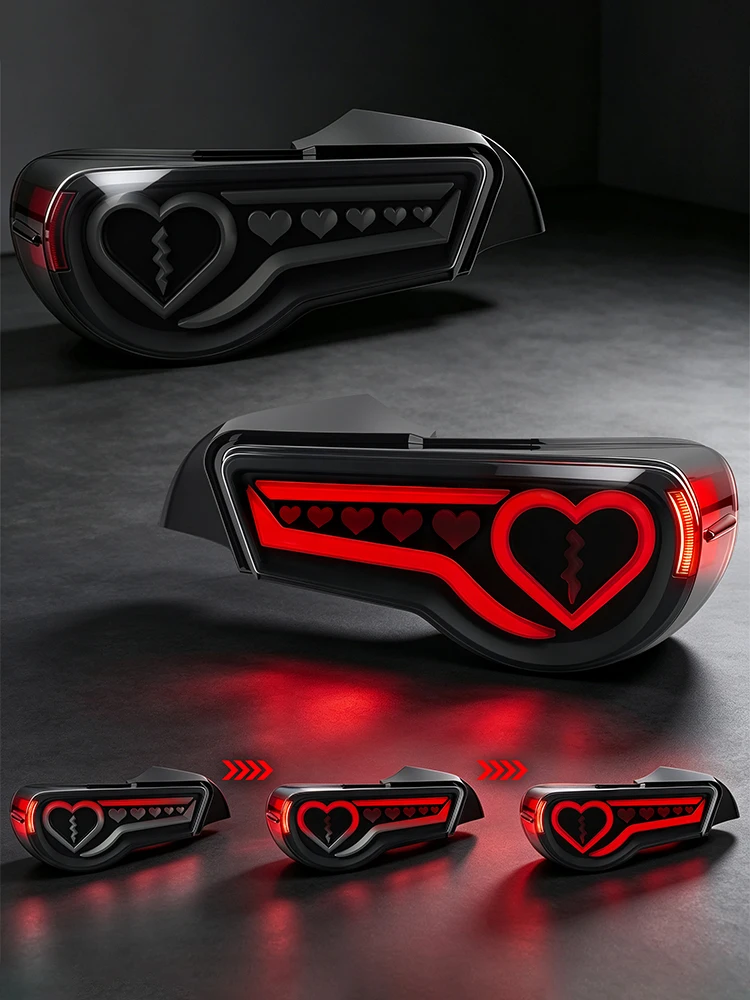 LED Tail Lights for Toyota 86 GT86 FT86 1st Gen 2017-2020 Startup Animation Taillights Assembly for 2013-2020 Subaru BRZ Model