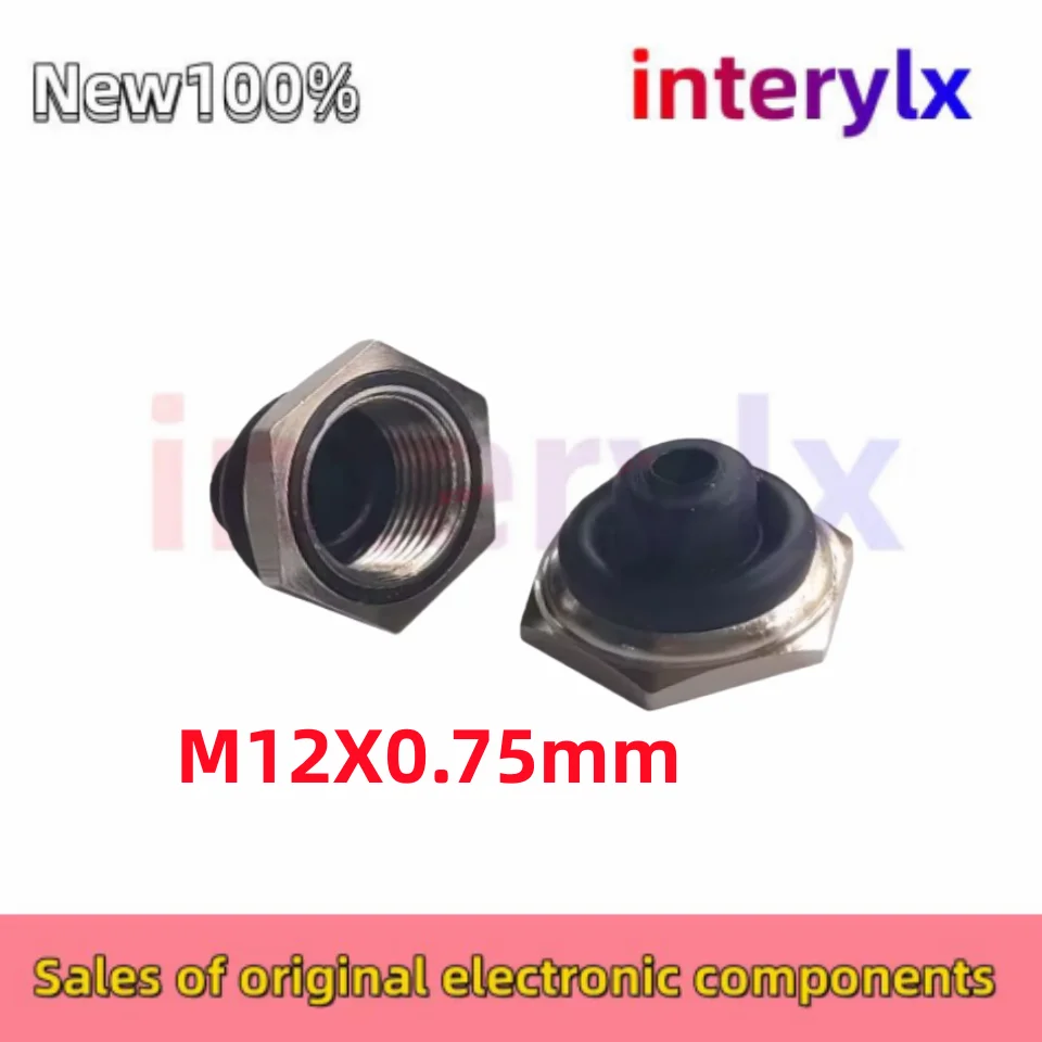 5Pcs/Lot SH toggle switch T80-T M12 12 * 7.5mm hexagonal waterproof cap M12X0.75mm semi sealed silicone button cap