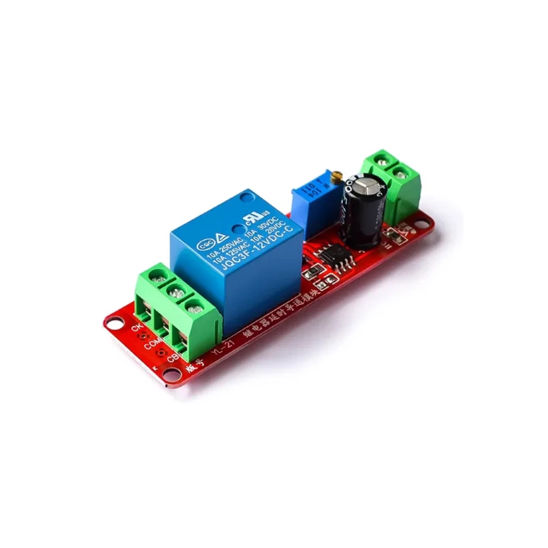 NE555 delay module monostable switch relay delay on/off switch (12V) automotive electrical delay