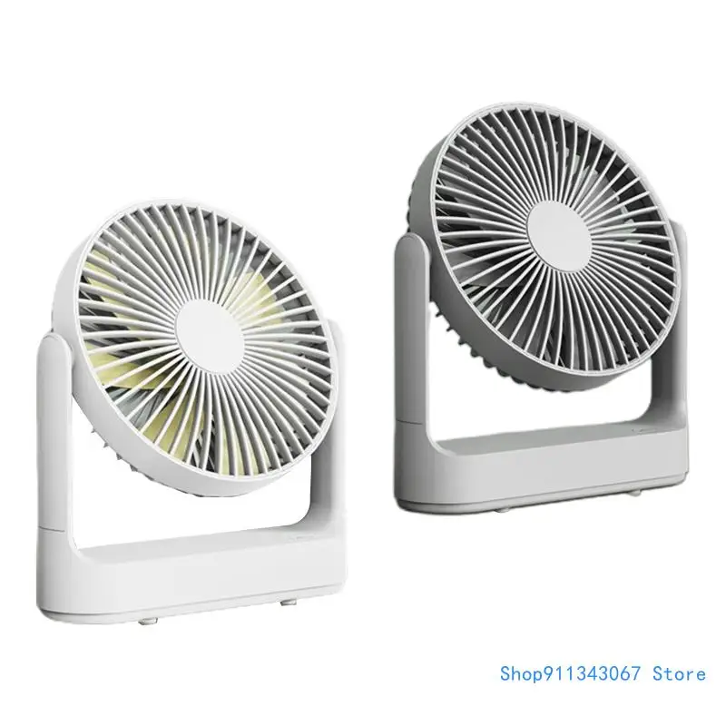 

4000Mah Mini Desk Fan 4 Speed Desktop Fan Powerful Strong Work Quiet Adjustment Portable Air Drop shipping