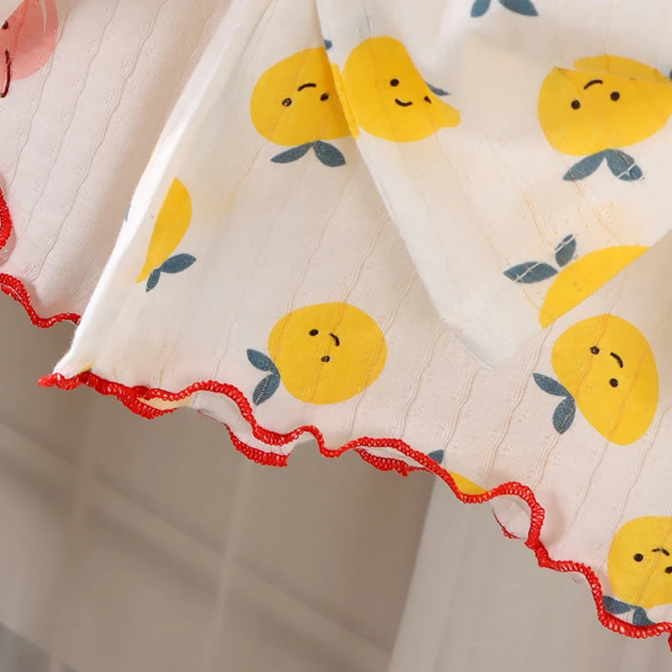 2025 الصيف رقيقة الكرتون طباعة المتسكعون أكمام ملابس خاصة السراويل فتاة صبي أعلى ملابس الأطفال مجموعة الأطفال منامة مجموعات #6