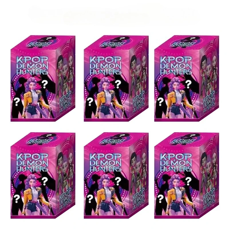 2025 حار أنيمي KPop الشيطان هنتر دمية لعبة من الفينيل رومي ميرا زوي شخصية قناع الفينيل 6 قطعة صندوق أعمى حلية لعبة هدية عيد ميلاد #3