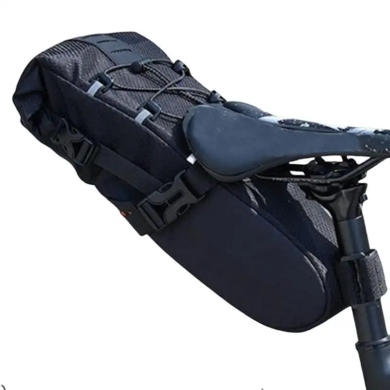

Bikes Pack Under Seat 5.8L Bikes Seat Packs Portable Rear Bags Weather Resistant Cycling Equipment Panniers For Night Riding