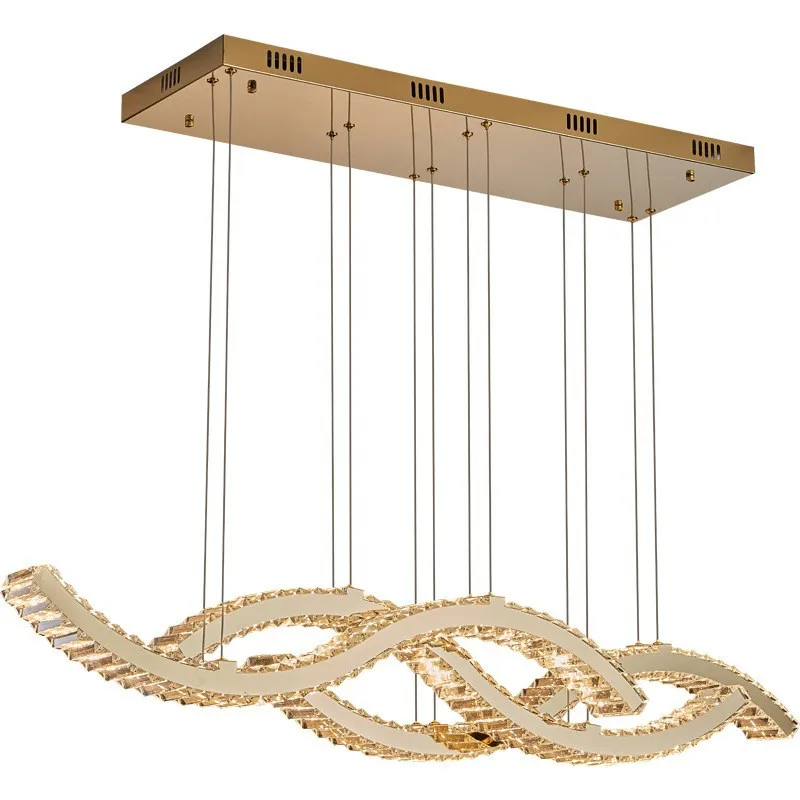 Современные украшения дома, салонные лампы для гостиной, умные хрустальные подвесные светильники, столовая, внутреннее освещение