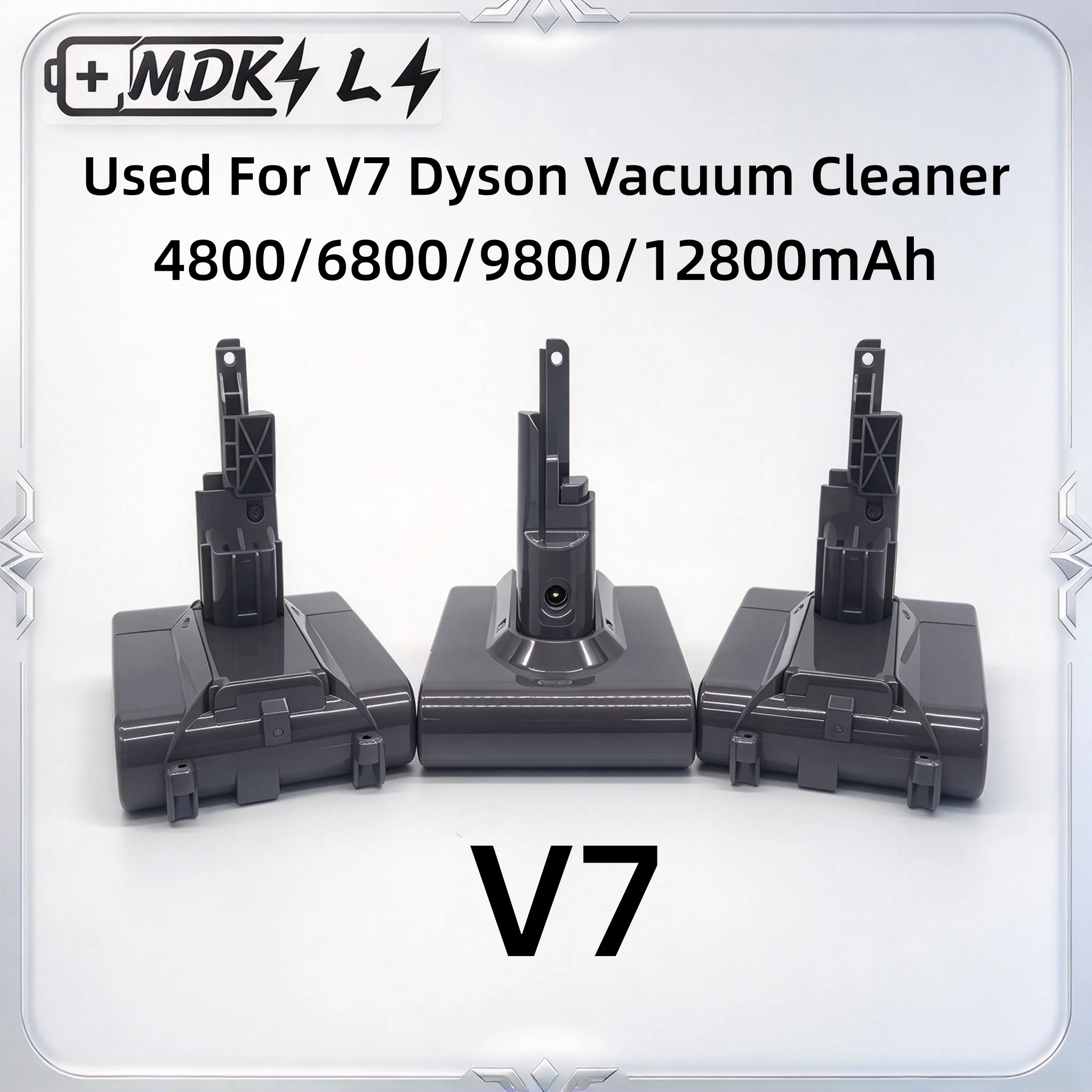 2026  For Dyson V7 SV11 Battery 12800mAh ,Replacement Handheld Vacuum Cleaner Battery,providing strong battery power.