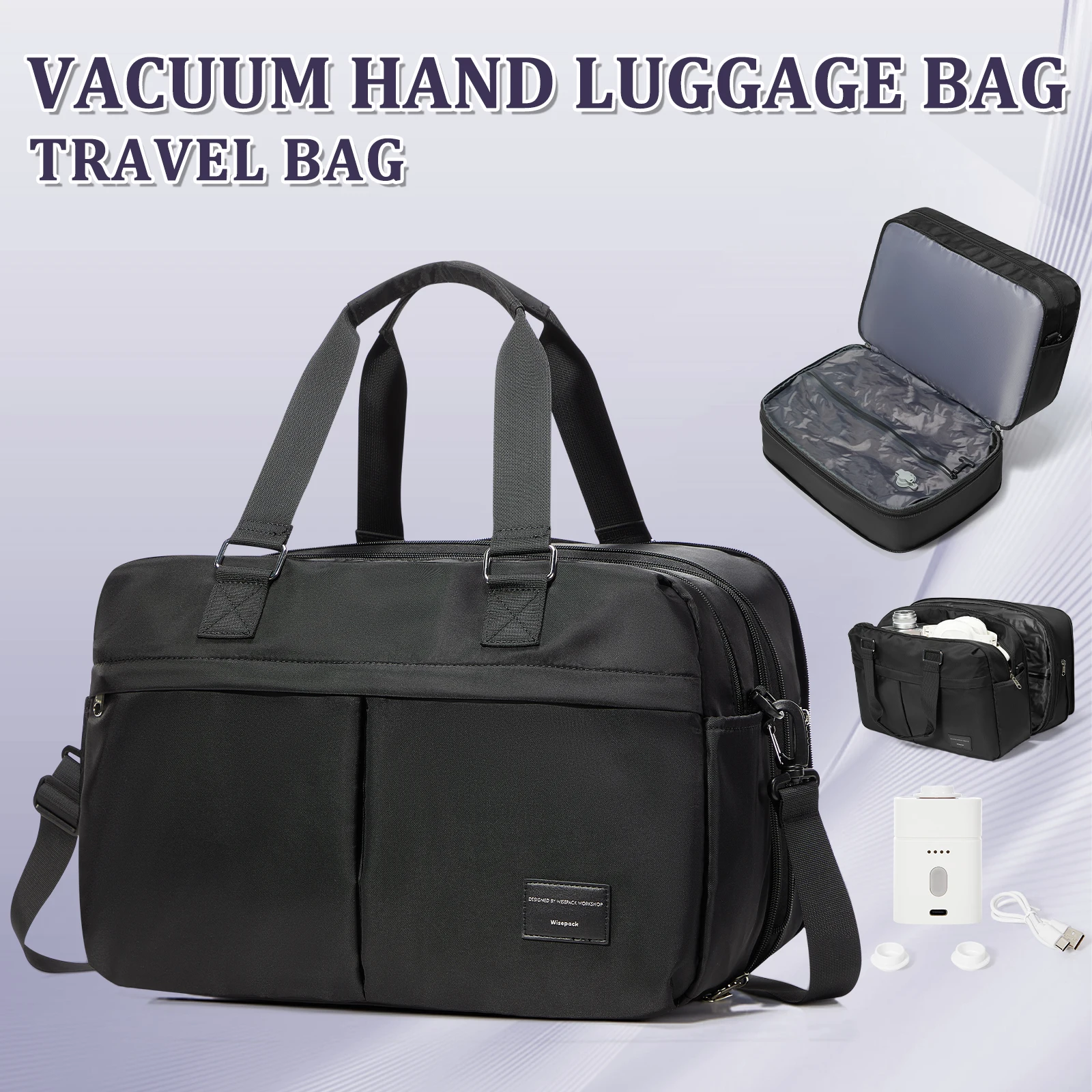 Vacuum Bag Airplane Hand Luggage Travel Bag Luggage Cabin Bag Duffie Bag Waterproof Sport Bag Weekend Bag Hospital Organizer Bag