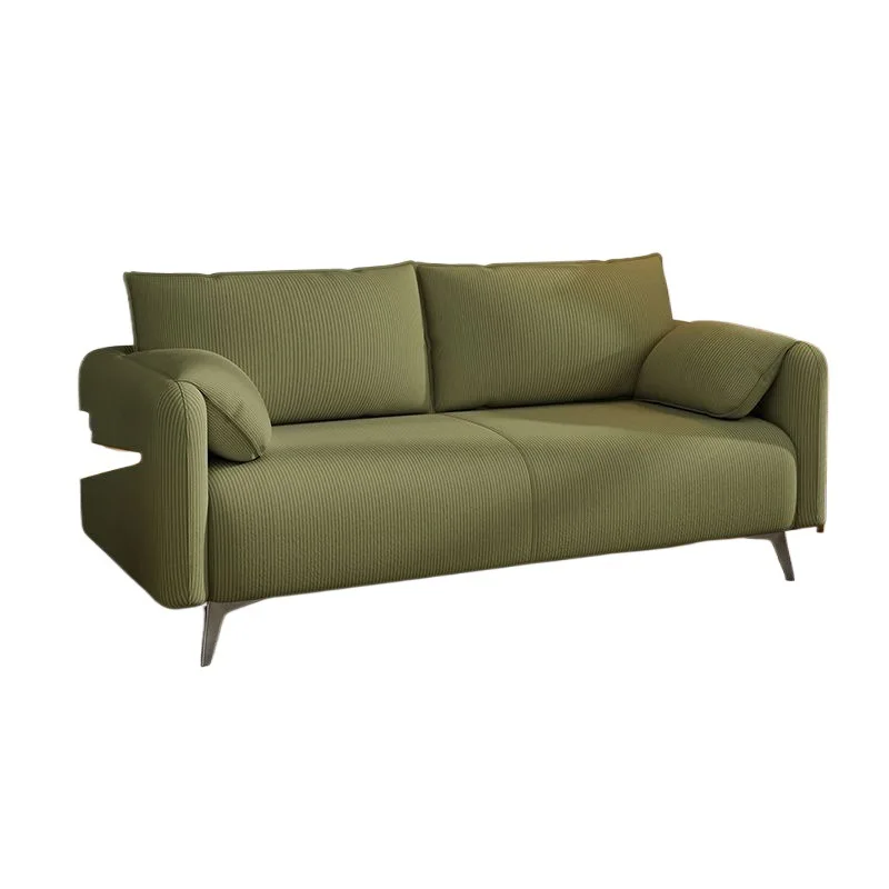 

Ear sofa, light luxury small apartment rental room living room fabric sofa