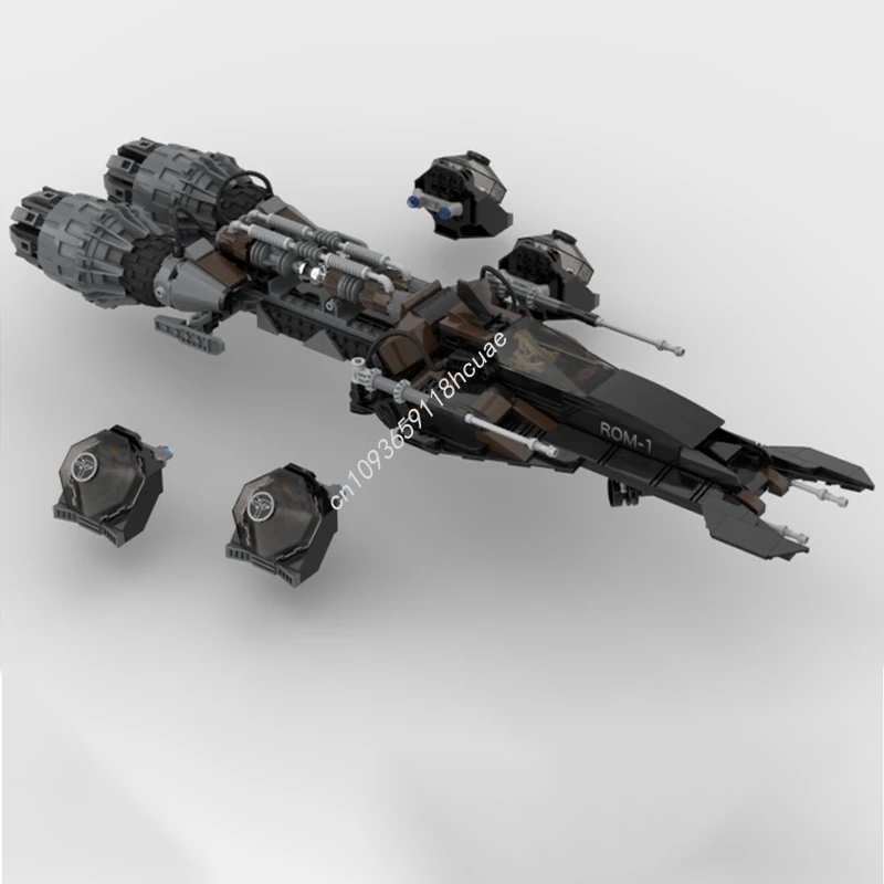 816 Uds. MOC BLACK BURST Commando BX Carrier Star Battle modelo bloques de construcción arquitectura niños idea DIY juguetes regalos de navidad