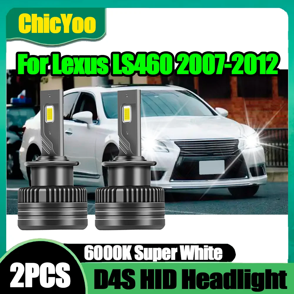 

2PCS 120W 30000LM High Power Canbus LED Headlight Bulbs HID Xenon Lights 6000K White 12V Auto Lamps For Lexus LS460 2007-2012