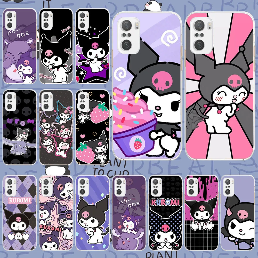 BW-15 Cute Kuromi Soft Silicone Case For Moto G30 G20 G50 G60 G60S G200 G41 G51 G71 E13 E22I E22 G22 G Power Play