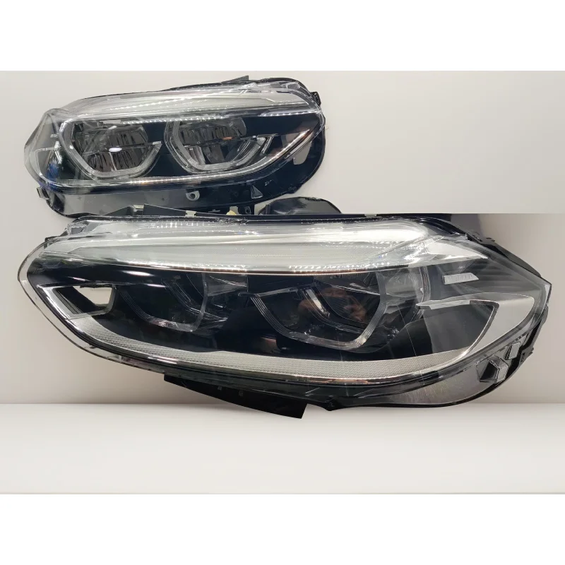 LED Headlight Assembly for BMW 1 Series F52 2016-2022 Left Right High Intensity DRL Plug and Play Three Box