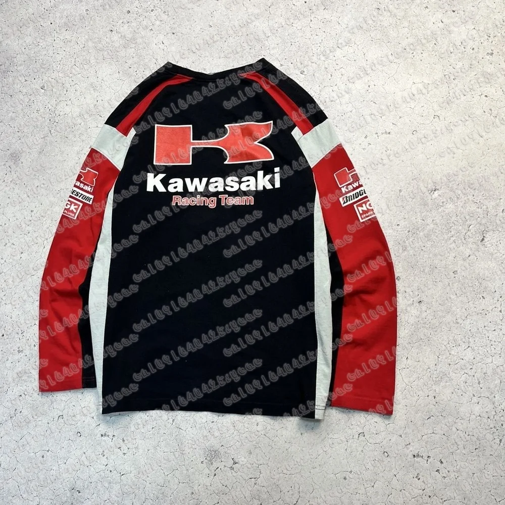 

Kawasaki Motocycle Summer New Quick drying Breathable Fashion Adult and Children's Mountain Off road Riding Long Sleeve Clothing