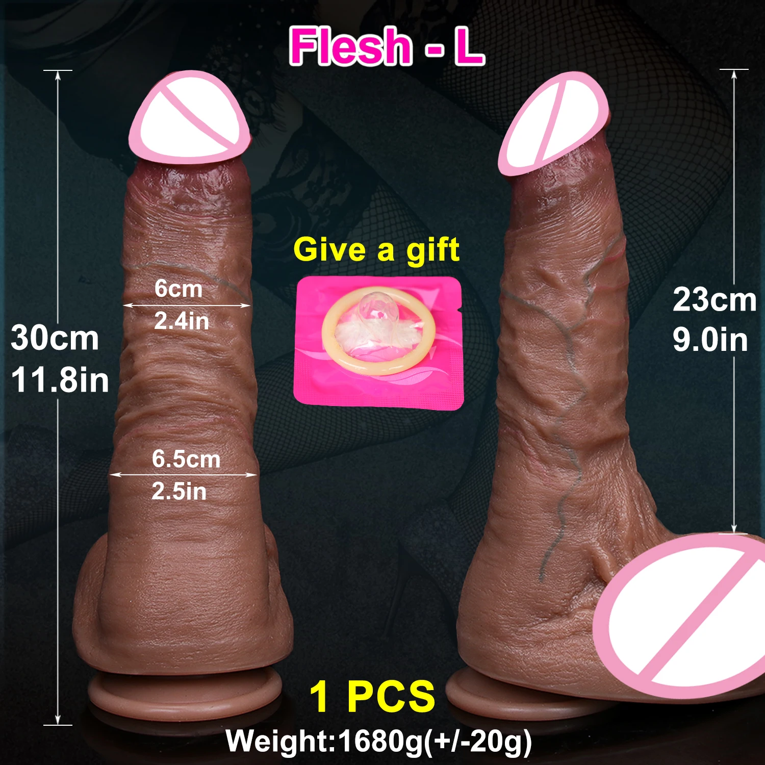 Realistic Vein Soft Huge Dildo Double Layer Silicone Penis Masturbators Double Cock Women Anal Sex Toy Powerful Suction Cup Dick