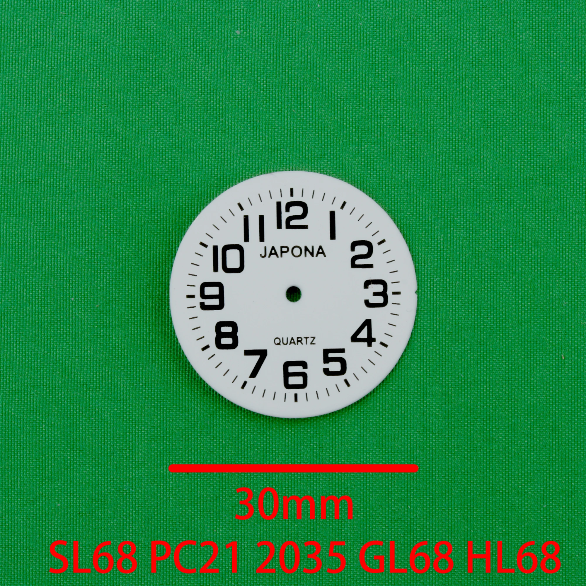 watch dial 30mm for 2035 movement sl68movment pc21movment pc20movement gl68 movement 3CM dial for miyota 2035 movement