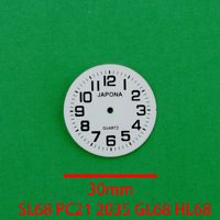 watch dial 30mm for 2035 movement sl68movment pc21movment pc20movement gl68 movement 3CM dial for miyota 2035 movement