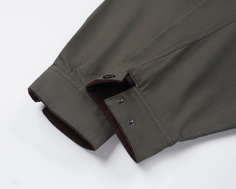 Klassische Jagdjacken aus gewachstem Baumwollstoff für Herren, Canvas-Arbeitsjacke mit Cordkragen, kariertem Futter, Freizeitmantel, Arbeitskleidung für Herbst und Winter – Detail 6