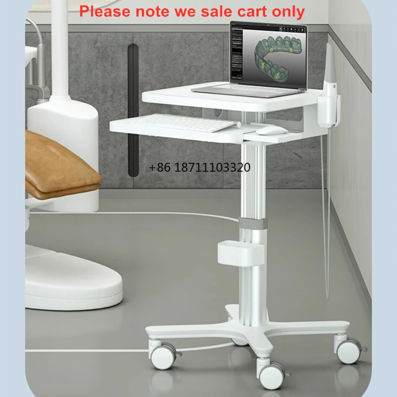 

Dental Oral Scanner Use Medical Clinic Hospital Mobile Stand Trolley Cart