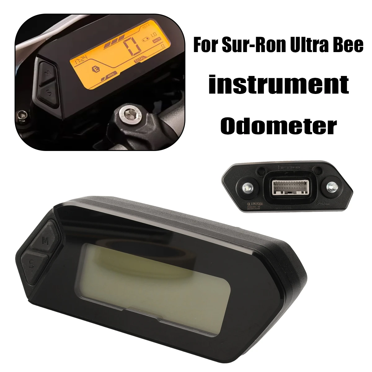 

Electric bicycle Motorcycle Parts For Sur-Ron Ultra Bee Mileage Meter Indicating Instrument Special Fittings