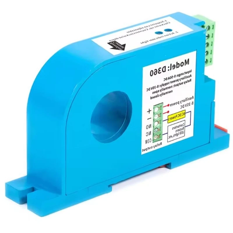 BAAE DC Current Sensing Switch Perforated DC Ampere Switch Din DC Current Sensor Induction Switch Hall Sensor