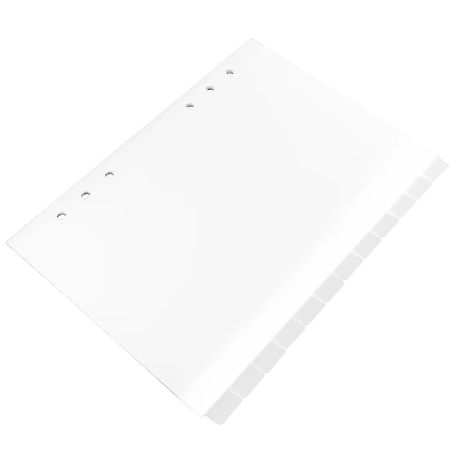 12 قطعة فواصل الفهرس تسميات مقسم علامة التبويب البلاستيكية لأجهزة الكمبيوتر المحمولة الملفات الكتب المخططين تقارير دليل العرض البحث