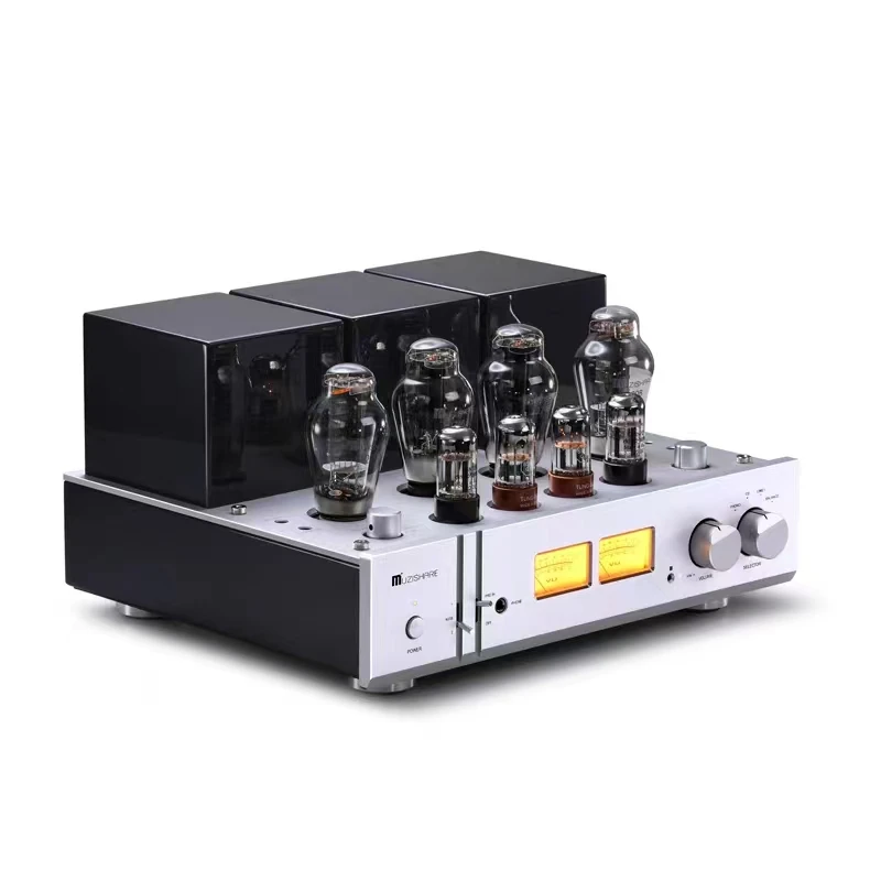 MUZISHARE X9 300B Tube Amplifier HIFI Pure Power Integrated Lamp Balanced Amp single-ended Class A vacuum tube power amplifier