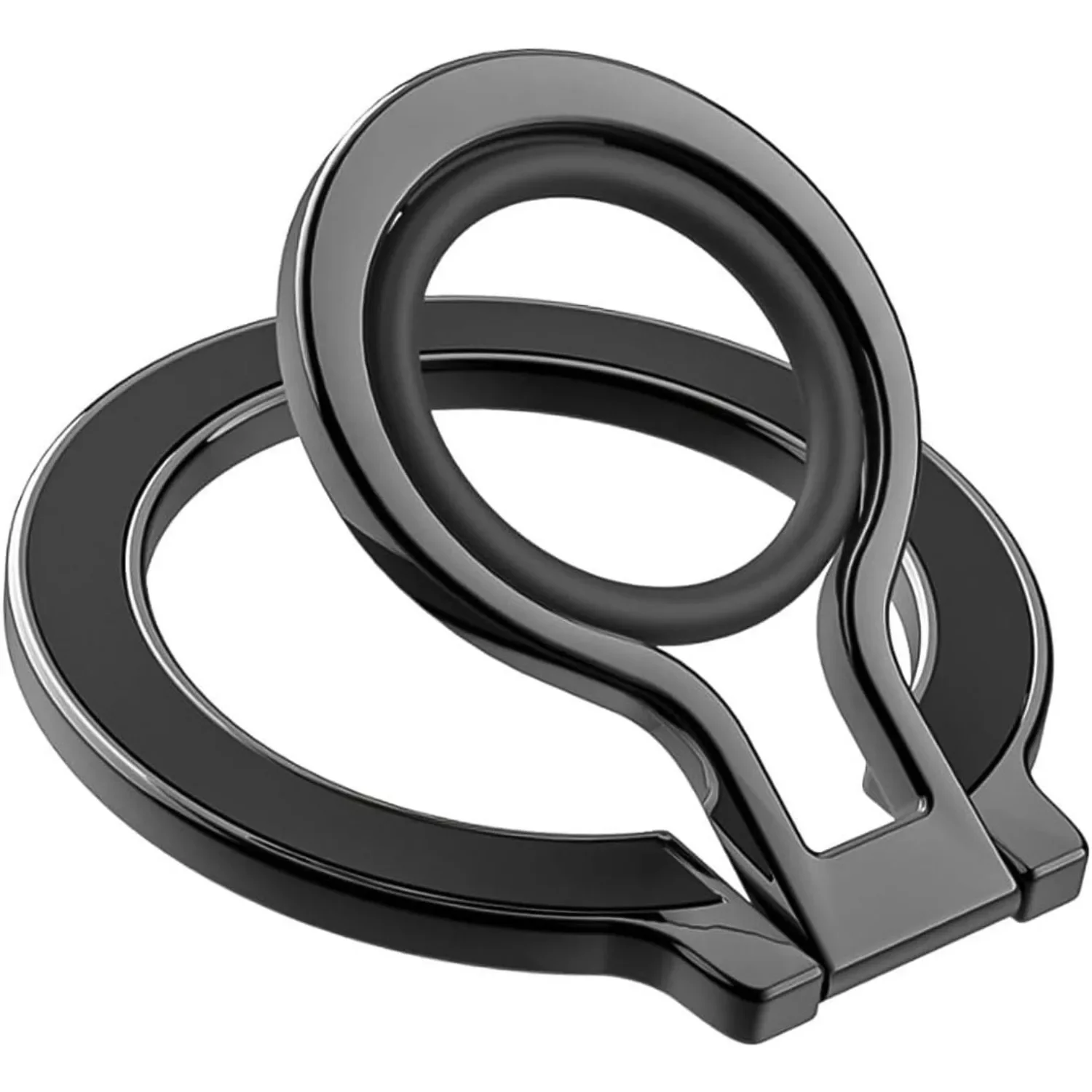 Magnetischer Handyhalter-Ständer für MagSafe – Leichter Handy-Fingerring mit Schnappverschluss und Kickstand-Zubehör für iPhone 17, 16, 15, 14, 13