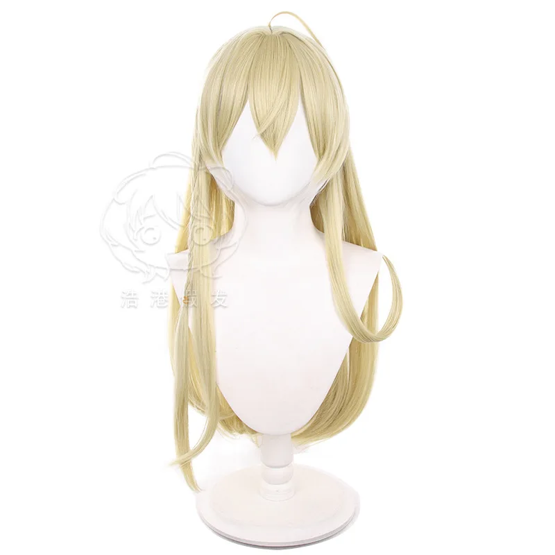 Game Arknights Cosplay Pruik Vulpisfoglia Gesimuleerde Hoofdhuid Synthetisch Haar Partij Pruiken Vulpisfoglia Vrouwen 75 cm Lange Pruiken + Pruik cap