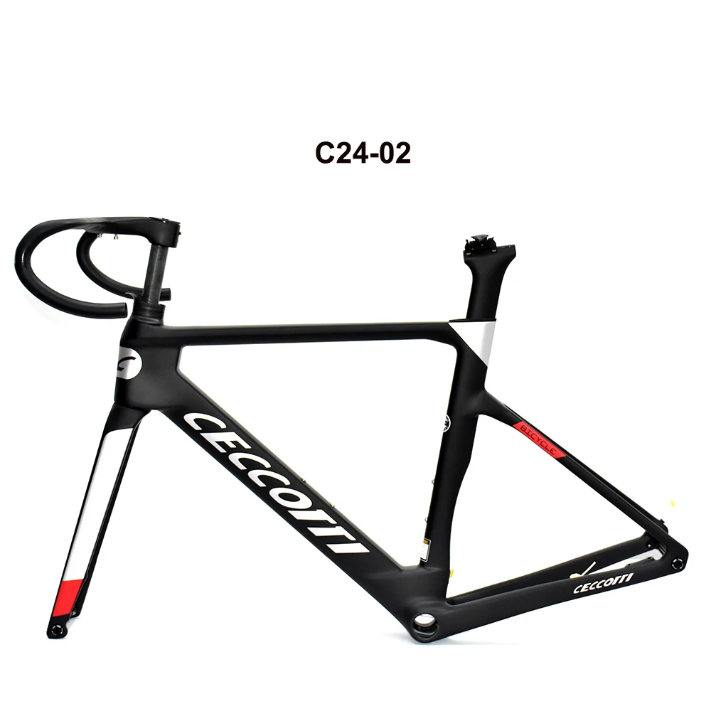 

2024 T1000 Carbon Frame BB86 Bottom Bracket Full Hidden Cable Line Disc Brake T1000 Carbon Road Bicycle Frame With Handlebar