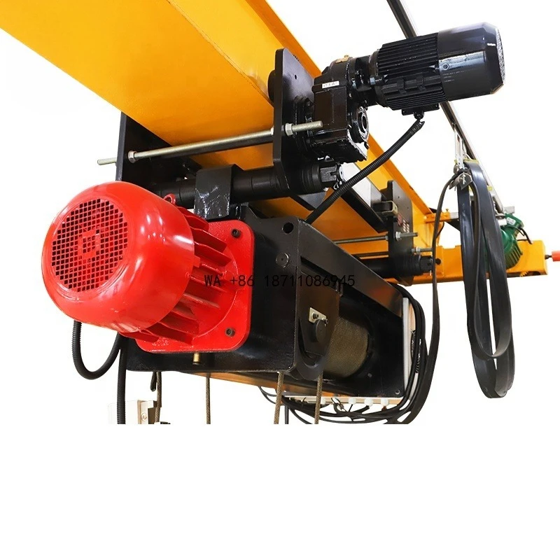 5000kg Electric Wire Rope Hoist with Motorized Trolley for Crane