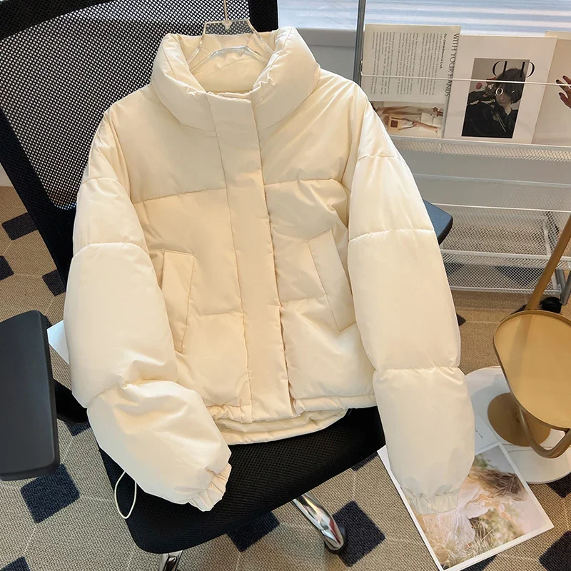 Manteau léger en duvet de coton pour femmes, Version coréenne, coupe ample, résistant au froid, idéal pour la saison hiver