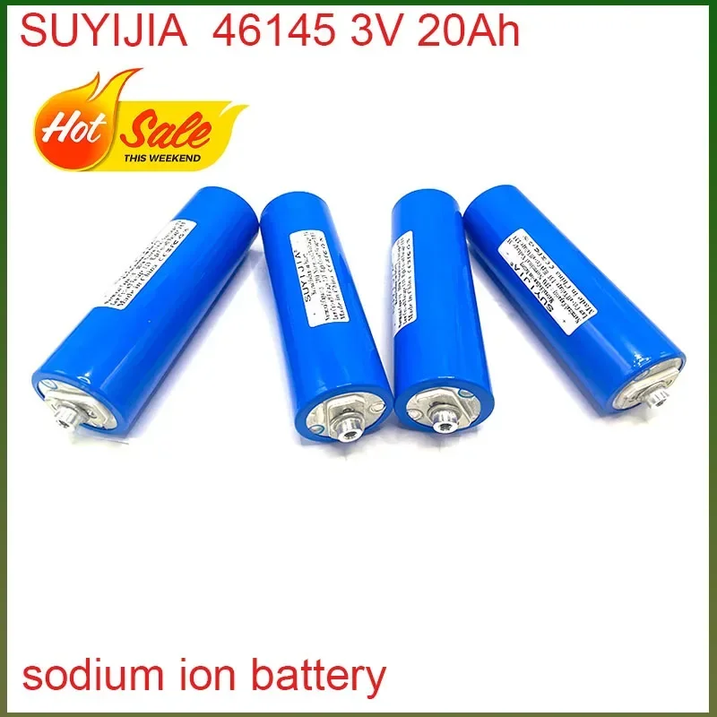 46145 3V 20000mAh Sodium Ion Battery Continuous Discharge At 10C 3000 Cycles  Used for Power Tools Trams Energy Storage Systems