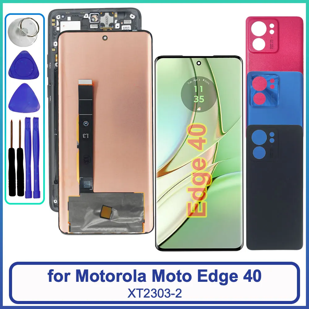 amoled-lcd-for-motorola-edge-40-phone-xt2303-2-lcd-display-touch-screen-digitizer-replacement-for-moto-xt2303-2-lcd-with-frame