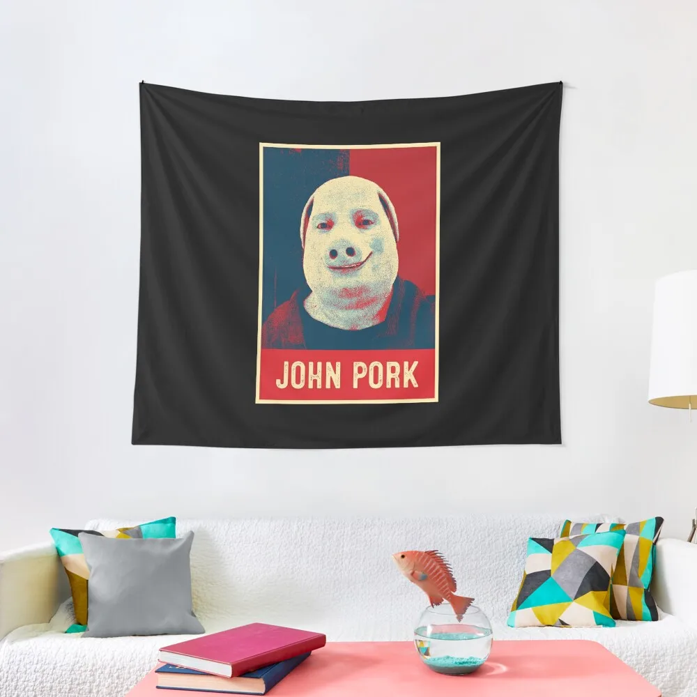 

John Pork Vintage Retro Tapestry Wall Tapestries Bedroom Decor Aesthetic Aesthetic Room Decor Aesthetic Room Decors Tapestry