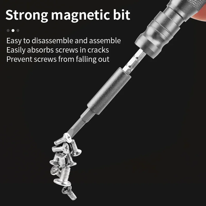 LUXIANZI Juego de destornilladores de precisión 170 en 1 puntas de destornillador Phillips Torx magnético para cámara IPhone reloj herramienta de reparación de PC