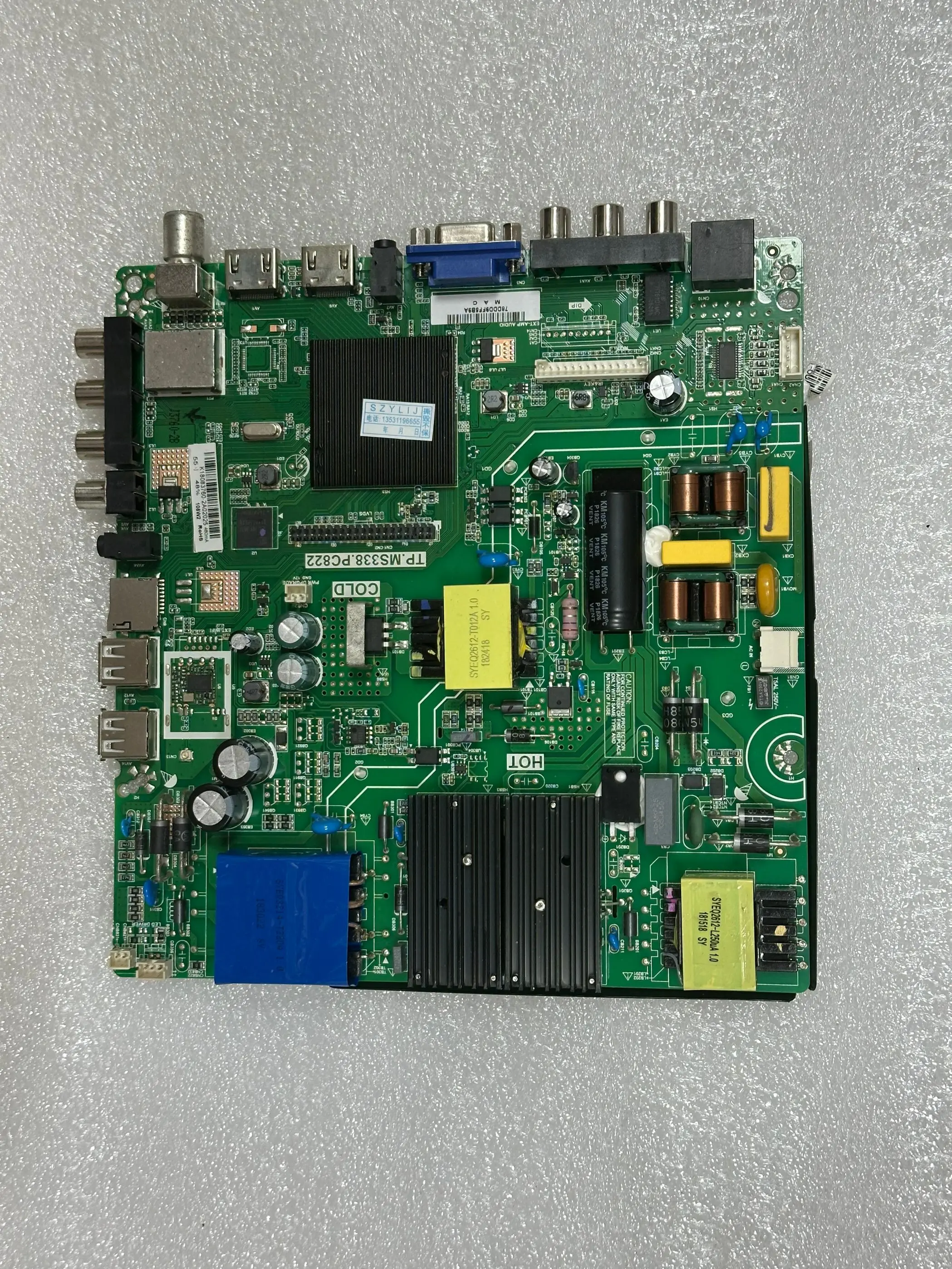 Original new network LCD 3-in-1 motherboard TP.MS338.PC822
