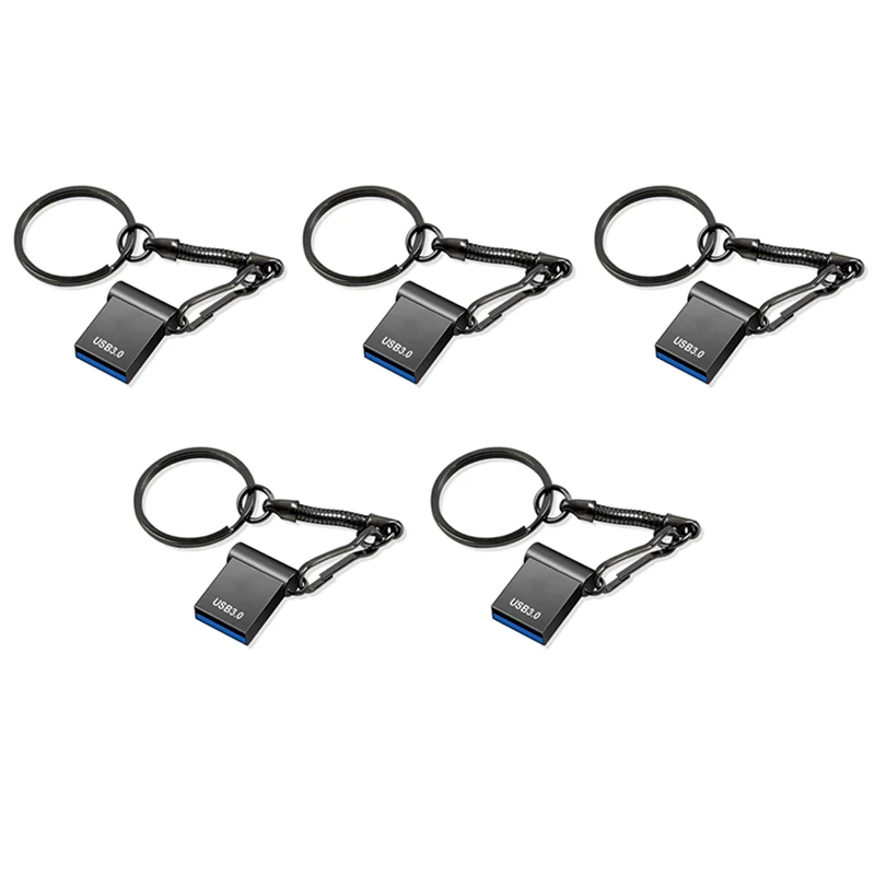 

5X 2TB U Disk Memory Stick USB3.0 Flash Drive Mini Car U Disk External Storage Memory Portable U Disk Black