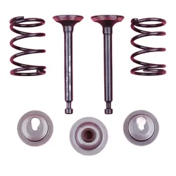 Intake Exhaust Valve Spring Retainer Stem Seal Set Kit For Honda GX25 HHT25S GX 25 Trimmer Brush Cutter Engine Part