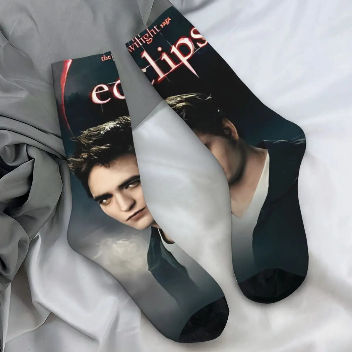 The Twilight Saga Eclipse Stockings Men's Socks Soft Breathable Casual Socks Sports Anti Skid Design Socks Birthday Present