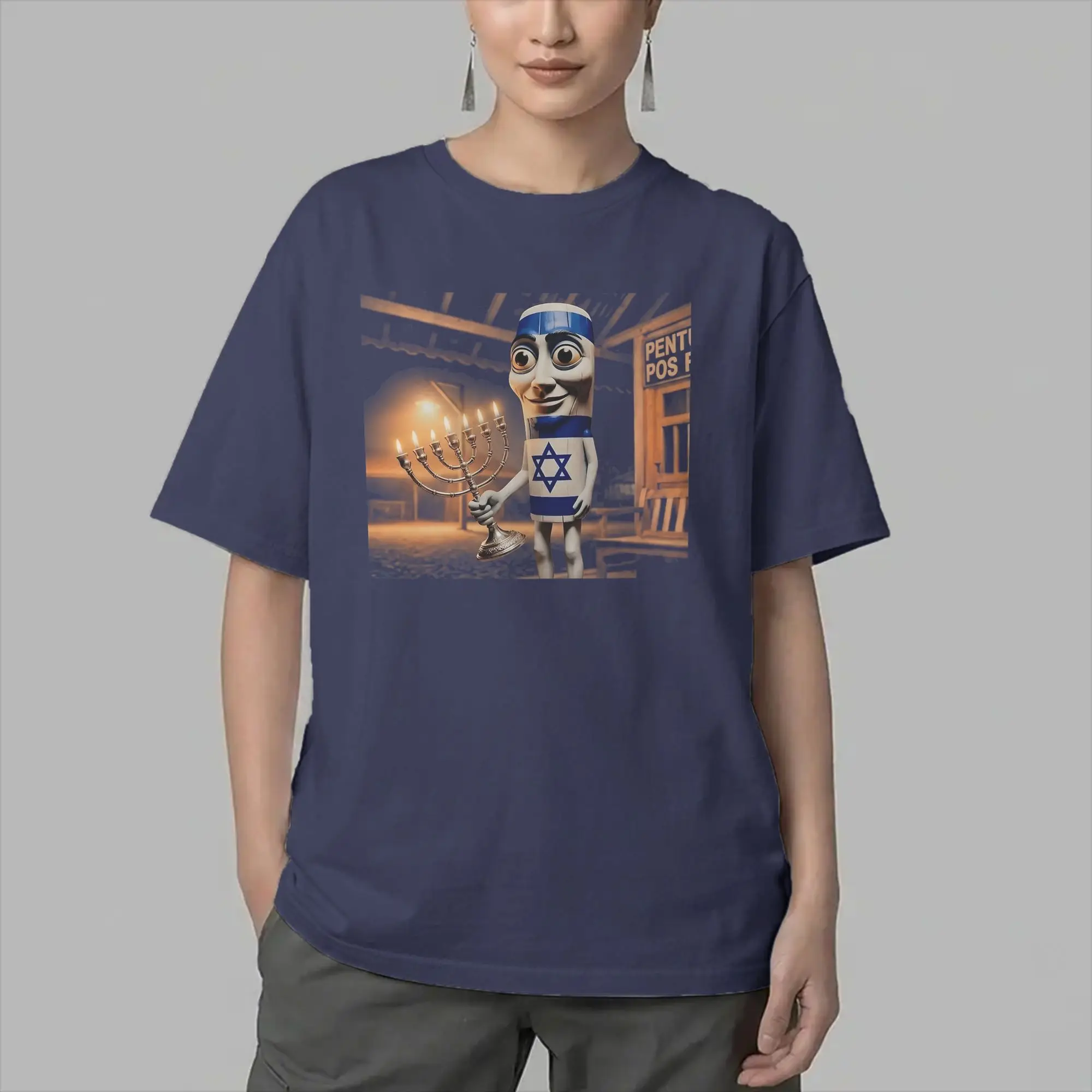 Tung Tung Tung Sahur Jewish Meme T Shirts Men Pure Cotton Vintage T-Shirts O Neck  Tee Shirt Short Sleeve Tops Gift Idea