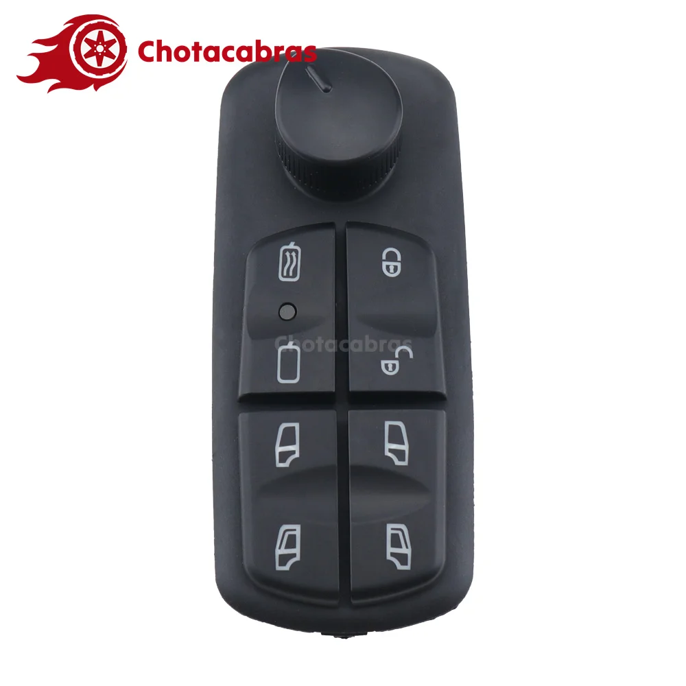 Master Window Control Panel Switch Glass Lifter Button For Mercedes-Benz Truck 0045455913 A0045455913