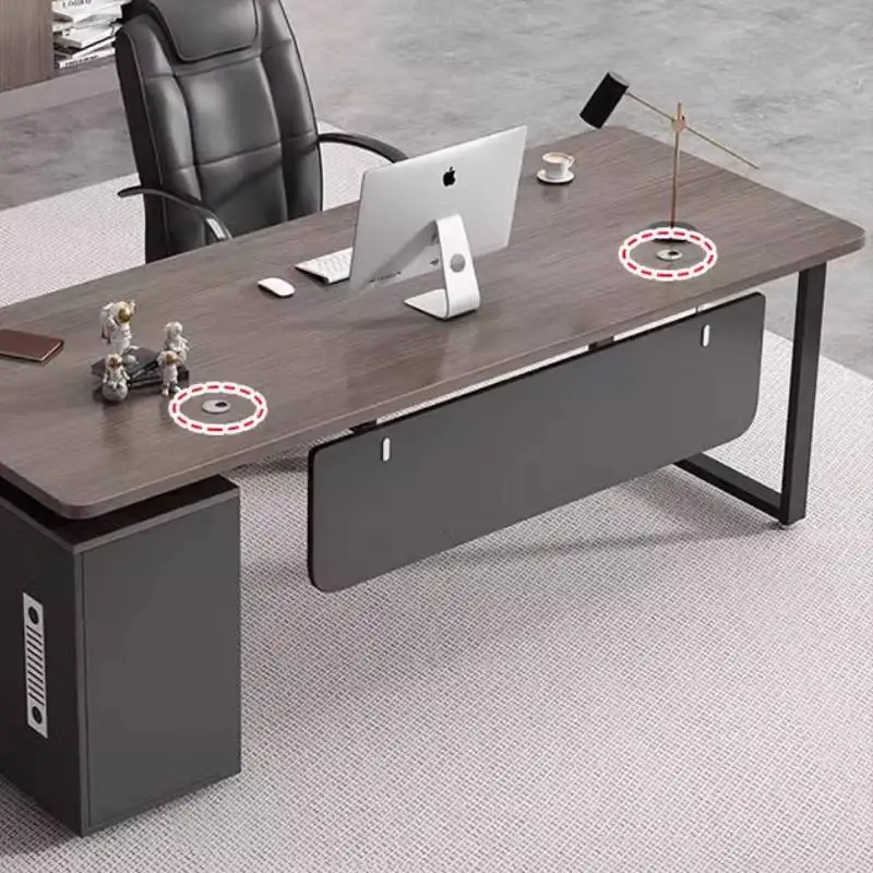 قوي مصمم مكتب تنفيذي مدير الخشب أدراج فاخرة مكتب الكمبيوتر دراسة الحديثة ميسا Escritorio طاولة محطة العمل